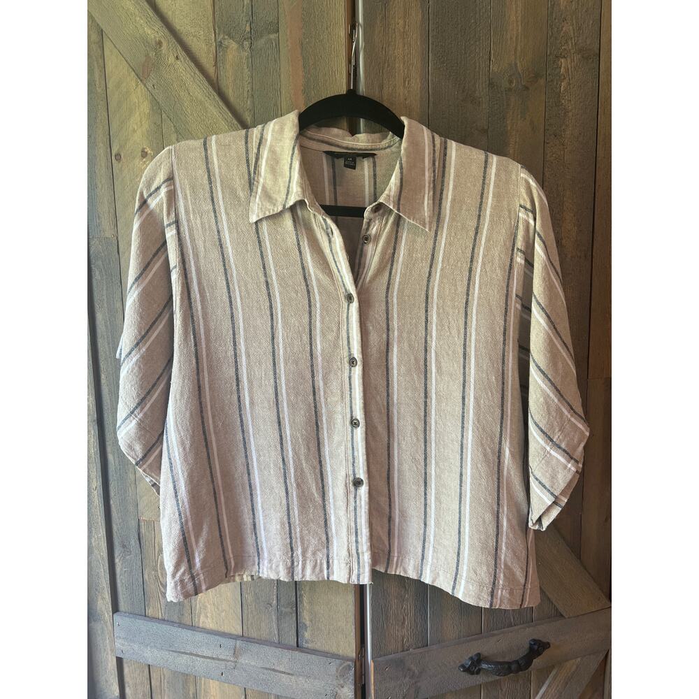 Banana Republic Linen Button Up